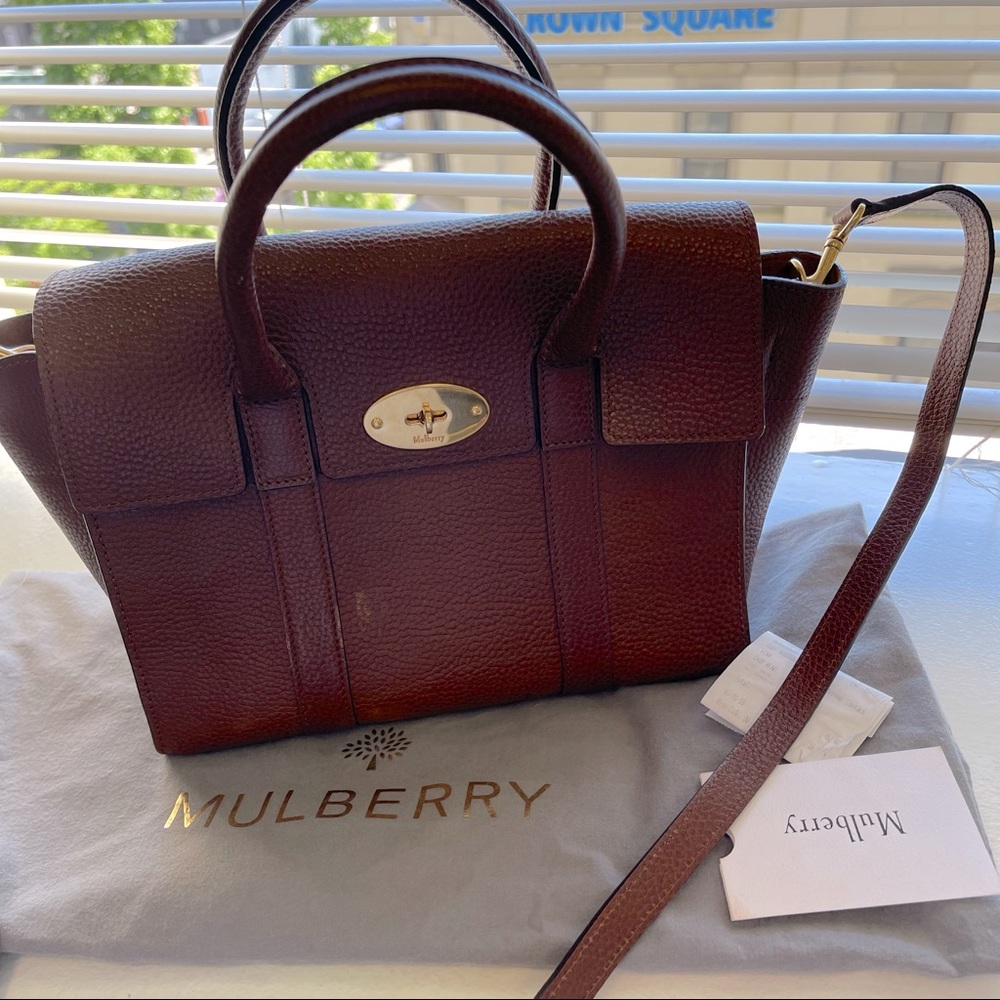 Mulberry Dark Brown Crossbody Bag